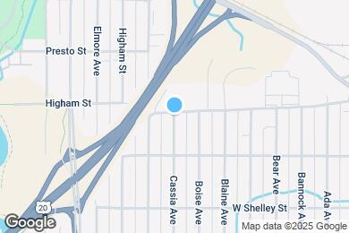 Map image of the property - 1298 Cassia Ave