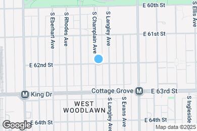 Map image of the property - 641 E 62nd St