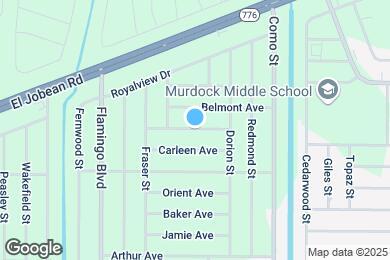Map image of the property - 17133 Thompson Ave