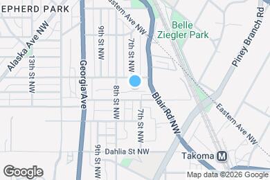 Map image of the property - 618 Geranium St NW