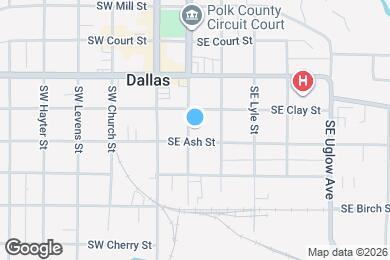Map image of the property - 1170 SE Jefferson St