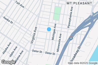 Map image of the property - 4628 S Compton Ave