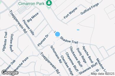 Map image of the property - 10215 Chuck Wagon Ct