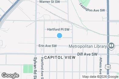 Map image of the property - 816 Beechwood Ave SW