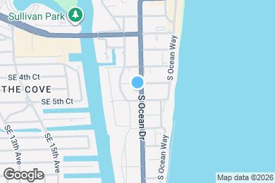 Map image of the property - 333 N Ocean Dr
