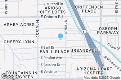Map image of the property - 1731 E Cheery Lynn Rd
