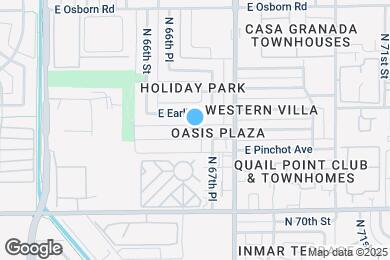 Map image of the property - 6716 E Avalon Dr