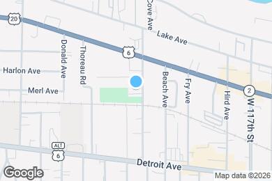 Map image of the property - 1284 Cove Ave
