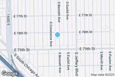 Map image of the property - 7818 S Bennett Ave
