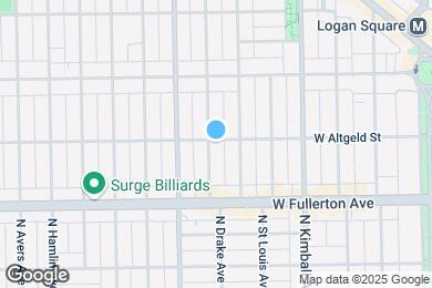 Map image of the property - 2457 N Drake Ave