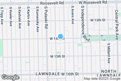 Map image of the property - 3911 W 14th St