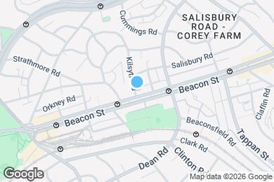 Map image of the property - 1812 Beacon St