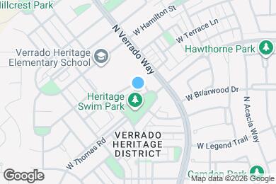 Map image of the property - 20720 W Thomas Rd