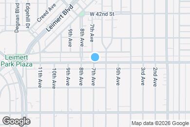 Map image of the property - 2838 W Vernon Ave