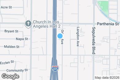 Map image of the property - 8561 Orion Ave