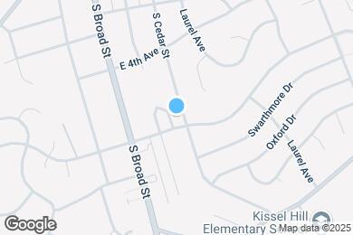 Map image of the property - 682 S Cedar St