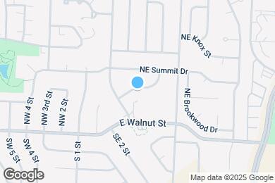 Map image of the property - 316 NE Lakeview Dr