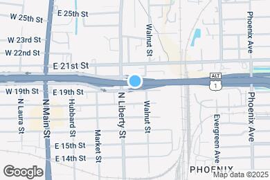 Map image of the property - 337 E 19th St