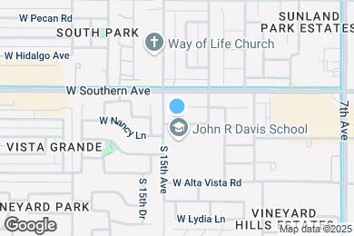 Map image of the property - 1408 W Lynne Ln