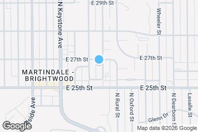 Map image of the property - 2612 Eastern Ave
