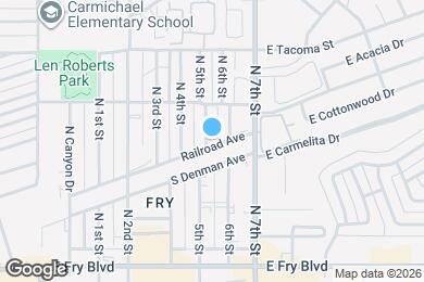 Map image of the property - 201 N 5th St