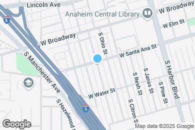 Map image of the property - 5221 S Indiana St