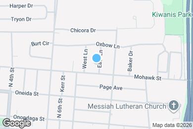 Map image of the property - 425 East Ln