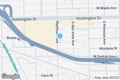 Map image of the property - 1300 S Mayflower Ave