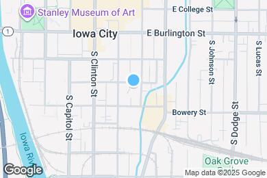 Map image of the property - 219 E Harrison St