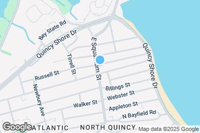Map image of the property - 279 E Squantum St
