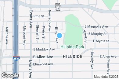 Map image of the property - 1417 Illinois Ave