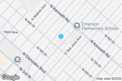 Map image of the property - 623 E Cypress Ave