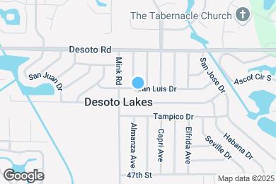 Map image of the property - 3834 San Luis Dr