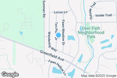 Map image of the property - 15318 Ten Point Dr