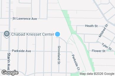 Map image of the property - 134 Groveland St