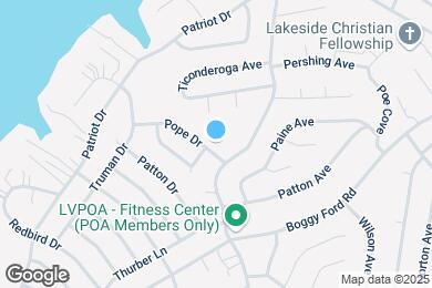 Map image of the property - 21604 Pope Dr