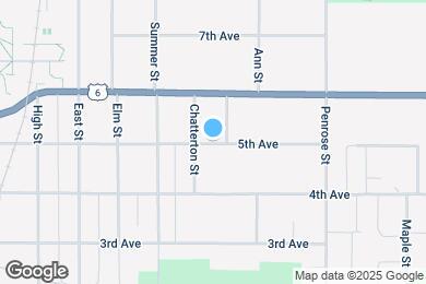 Map image of the property - 1614 5th Ave