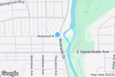 Map image of the property - 644 Redwood Ave