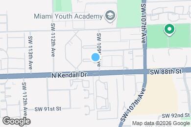 Map image of the property - 10901 N Kendall Dr