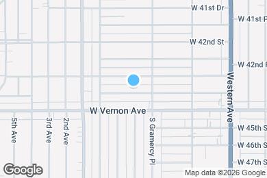 Map image of the property - 1933 W 43rd Pl