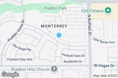 Map image of the property - 1705 Park Mesa Ln
