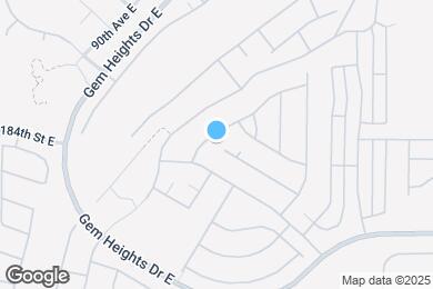 Map image of the property - 18525 94th Ave E