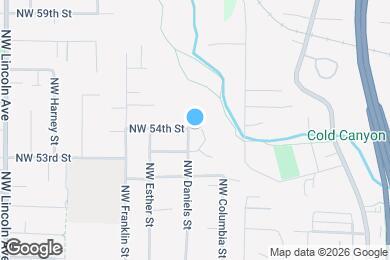 Map image of the property - 5319 NW Daniels St