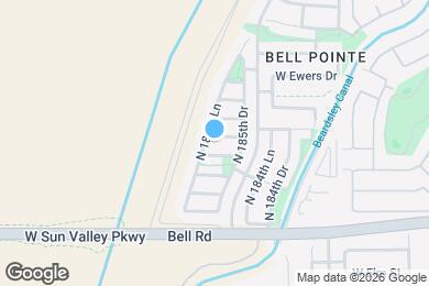 Map image of the property - 18553 W Mariposa Dr