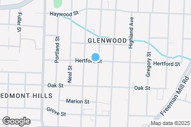 Map image of the property - 1100 Glenwood Ave