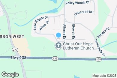 Map image of the property - 2520 Lake Royale Dr