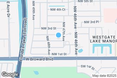 Map image of the property - 4725 NW 2nd Ct