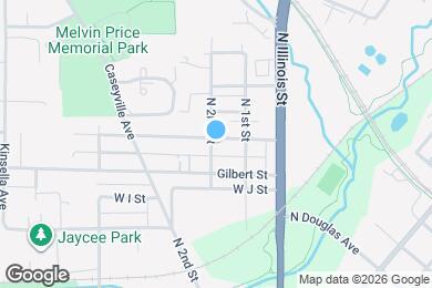 Map image of the property - 124 Brackett St