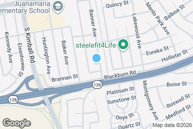 Map image of the property - 425 Banner Ave