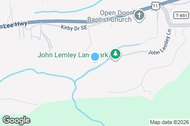 Map image of the property - 300 John Lemley Ln